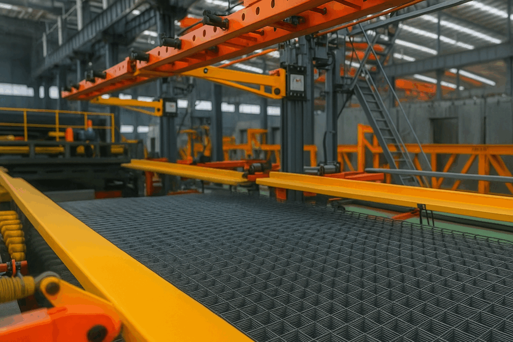 4. vollautomatischer Stahlmattentransport