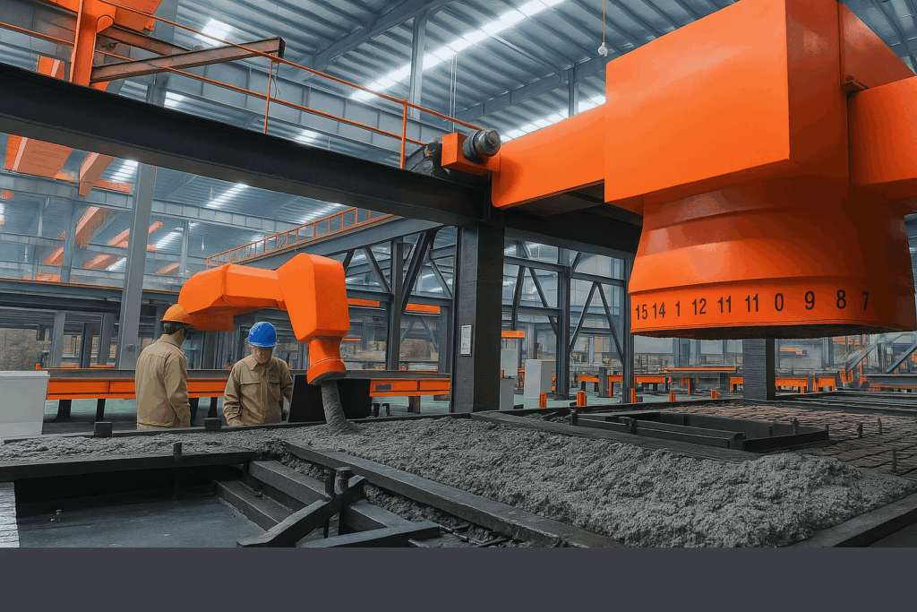 7. Wärmedämmung vergießen